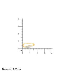 Anillo de diamante de oro de brillo cautivador - Product Image 4