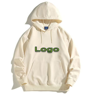 Sudaderas de peso pesado de alta calidad unisex, sudaderas con capucha y logotipo bordado personalizado, jersey de calle con técnicas de lavado, venta al por mayor - Product Image 4