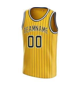 Camisetas de baloncesto personalizadas de alta calidad Diseño totalmente personalizable con logotipo y nombre Camiseta de baloncesto Laker Ropa deportiva - Product Image 2