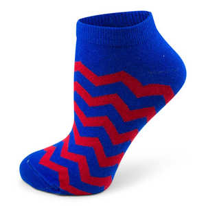 Footie de punto Chevron antibacteriano hasta el tobillo para mujer para uso diario en temporada de primavera - Product Image 2