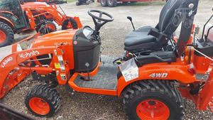 For BX23S 4WD Wheel Tractor with Backhoe and Front Loader Red Garden Tractor Multifunctional 25HP Gear Drive - Product Image 5