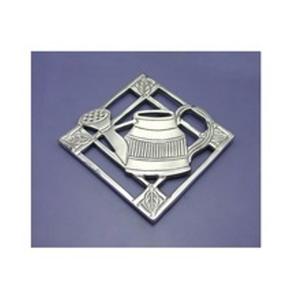 Wholesale <b>Trivet</b> Modern Classic Oval Shaped Cast Antique Vintage Customized logo Print Decorative Fancy Iron <b>Trivet</b> - Product Image 3