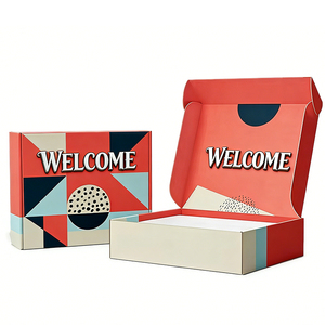 Mailer Shipping Corrugated Express Carton Mailing <b>Cardboard</b> <b>Packing</b> Garment Postal Gift Mailers Paper <b>Box</b> Tear Strip Zipper <b>Box</b> - Product Image 4