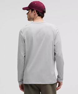 Nueva Camiseta de manga larga con estampado de pantalla de lavado Vintage con mangas de doble capa - Product Image 4