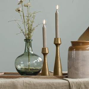 Portavelas con base de cono dorado elegante para decoración de chimenea, portavelas de 3 brazos para decoraciones del hogar, portavelas de estilo - Product Image 6