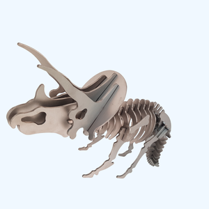 Terex 3D Laser Torosaurus Modèle en acier inoxydable 304 Jouet éducatif décoratif pour la maison pour adultes Fait à la main au Viet Nam C40CM - Product Image 3