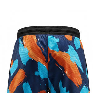 Shorts de sublimation respirants pour hommes en tissu mesh performant pour le basketball, le football et les entraînements de course à haute intensité - Product Image 4