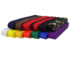 Cinturones de Karate Unisex de Marca Personalizada al por Mayor, Cinturones de Artes Marciales 100% Algodón con Logotipo Personalizado y Opciones de Talla para Entrenamiento - Product Image 2