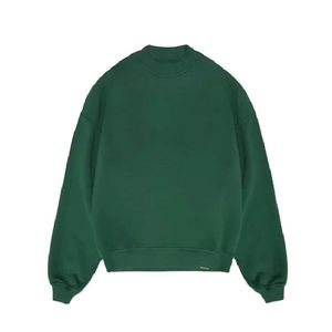 Jersey personalizado de alta calidad OEM, sudadera de algodón en blanco de felpa, cuello redondo teñido liso para la temporada de otoño, Sudadera con capucha al por mayor - Product Image 6