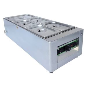 Commercial Stainless Steel Bain Marie <b>Food</b> <b>Warmer</b> | <b>Electric</b> 1000-3000W Hygienic Design for Hotel & Catering - Product Image 1
