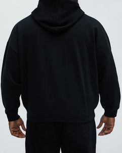 Sudadera Unisex de Algodón de 420 g/m², Sudadera Extra Grande con Estampado Personalizado, Sudadera con Hombros Caídos, Estilo Urbano, Logotipo Desgastado con Pedrería - Product Image 2