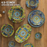Vaisselle en céramique bohème, bol, assiette, motif fruité, 4,5-12 pouces, pour fêtes, maison, restaurant