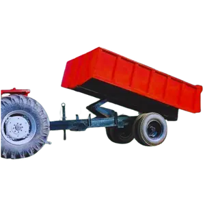 Murshid Remorque à bascule hydraulique de 5 tonnes pour tracteurs MF