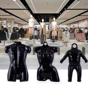 Maniquí colgante de plástico para la parte superior del cuerpo, maniquíes estilo soporte, categoría de producto - Product Image 1
