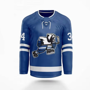 Maillot de Hockey sur Glace Design Personnalisé de Haute Qualité Chemises de Hockey sur Glace Vêtements de Hockey Sublimation Meilleur Design Maillot de Hockey sur Glace - Product Image 3