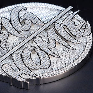 Dernier pendentif Hip Hop pour hommes et femmes, fabriqué en argent sterling 925 avec des diamants cultivés de haute qualité, clarté VVS - Product Image 2