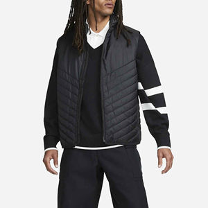 Gilet matelassé pour homme, neuf, personnalisé, OEM, col montant, fermeture éclair, poche, décontracté, écologique - Product Image 3