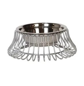 Bol pour chien fini noir mat Cadre en fer avec mangeoire pour chien en acier inoxydable avec bol en acier inoxydable - Product Image 5