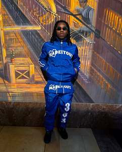 ชุดเสื้อมีฮู้ดมีซิปผ้าฟลีซขนแกะบ็อกซี่แบบวินเทจซักได้ - Product Image 5