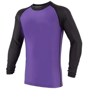 Unisex BJJ Rash Guard OEM <b>Heat</b>-Transfer Printed Breathable Full Sleeve Polyester/Spandex Gym Surfing Diving - Product Image 3