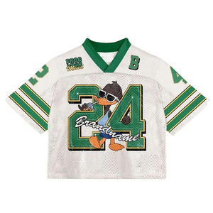 Customized American Football Jersey Latest Design Cheap Polyester Printed Jersey with Short Sleeves Hot Sale - Product Image 5