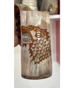 Boissons artisanales personnalisées, tasses en corne de buffle originales, tasses en corne de Viking de taille personnalisée pour bière - Product Image 1