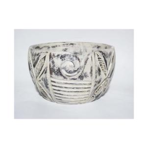 Cuenco de hilo clásico de madera antigua |   Diseño Portátil Grande Hecho a Mano |   Organizador de Hilos para Tejer y Crochet - Product Image 2