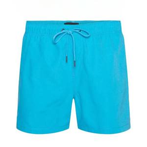 Ropa de cintura elástica para hombre, pantalones cortos de talla grande para hombre, ropa de verano de algodón y poliéster personalizada, pantalones cortos de estilo callejero de Color sólido - Product Image 1