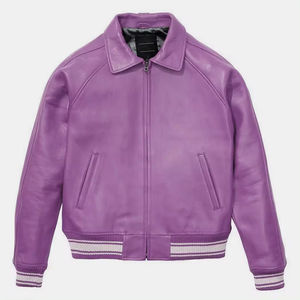 2025 Casual chaqueta de cuero genuino hombres logotipo personalizado diseñador en blanco puro de talla grande chaquetas de los hombres OEM ODM mejor proveedor - Product Image 3