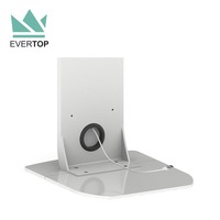 Support de sol autonome LSF08-C pour iPad avec boîtier sécurisé, compatible Android, Samsung, Surface – Support de kiosque pour tablette de relevé