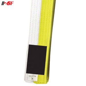 Ceintures d'arts martiaux personnalisées, couleurs, karaté, taekwondo, haute qualité, unisexe, coton/néoprène, logo personnalisé, approvisionnement direct d'usine, prix bas - Product Image 6