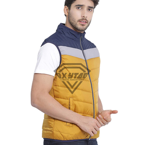 Gilet d'hiver matelassé personnalisé pour hommes, service OEM, respirant, chaud, léger, mode extérieure, gilets d'hiver matelassés confortables - Product Image 3