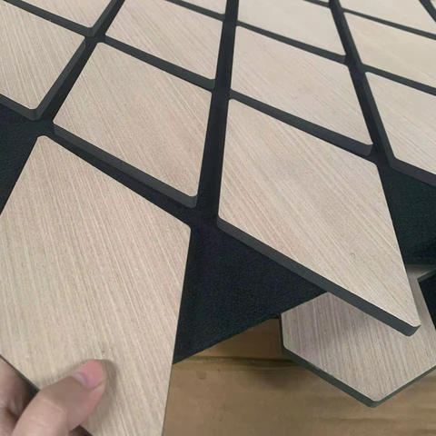 Modern High-Density Hexagon Polyester Acoustic Panels Soundproof Wall Panel for Warehouse Wholesale