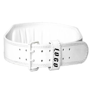 เข็มขัดยกน้ำหนักแบบคันยกสำหรับฟิตเนสเข็มขัดพยุงหลังทำจากหนังวัว2025โลโก้ออกแบบได้ตามต้องการสำหรับยิมเข็มขัดยกน้ำหนัก - Product Image 6