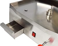 WOOMASTER GS-R4 OEM/ODM Rôtissoire Shawarma à 4 brûleurs en acier inoxydable 14.8kW LGP/gaz naturel 1 an