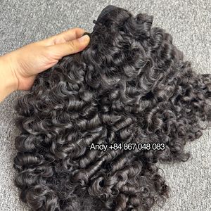 มัดผมลอนแบบชาวพม่าแท้100% ผมคนหยิกแบบไม่ผ่านการทำสารเคมี - Product Image 2