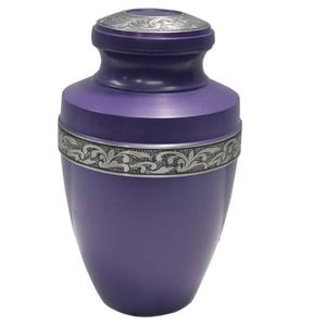 Urne funéraire en métal au design floral Urne commémorative Urnes funéraires sur mesure pour adultes pour cendres humaines - Product Image 4