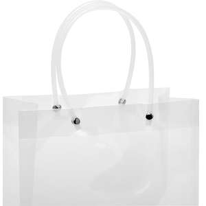 Bolsa de Compras de Plástico Transparente con Superficie de Espejo y Asa Tubular - Product Image 3