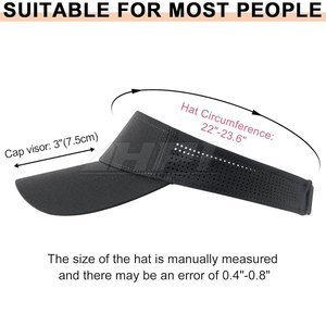 Casquette de soleil décontractée et tendance pour les voyages et la plage, visière confortable pour la randonnée et le camping - Product Image 6