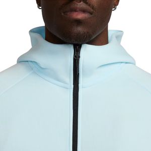 Chaqueta Deportiva con Capucha y Cremallera Completa para Hombre, de Forro Polar Técnico, Color Azul Cielo, Ligera, Cálida, para Entrenamiento Atlético, Ropa Deportiva Premium - Product Image 5