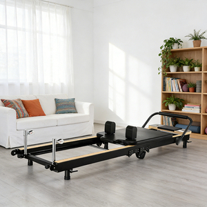 Machine de Pilates directement de l'usine, étirements musculaires complets du corps, renforcement du tronc, lit pliant en bois d'érable, reformers de Pilates - Product Image 1