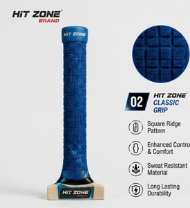 Empuñadura Profesional para Bate de Cricket HIT ZONE, de Goma Suave, Alta Comodidad, Antideslizante, para Práctica y Partidos - Product Image 3