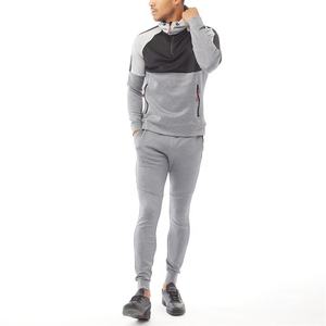 Ensemble de survêtement 2 pièces pour homme, respirant, grande taille, avec logo personnalisé OEM, pour l'entraînement et le sport - Product Image 1