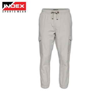 New Street Fashion Cargo Suelto Multi-Bolsillo Costura Cordón Cremallera Pantalones Cintura alta Cargo Pantalón Mujer - Product Image 6