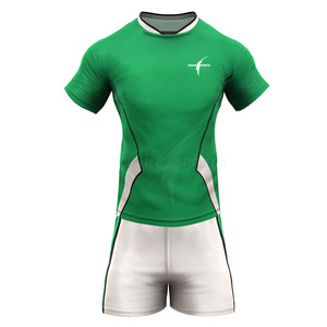 Tenue de rugby personnalisée OEM pour hommes – Ensemble respirant de haute qualité, grande taille, séchage rapide, tailles adultes, faible MOQ - Product Image 1