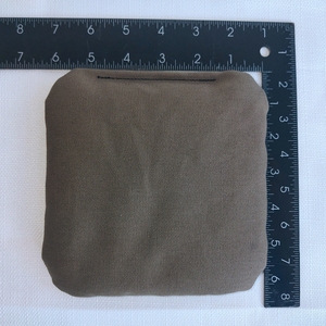 Sacs de jeu de <span class=keywords><strong>Cornhole</strong></span> personnalisés vert armée 15x15cm, taille réglementaire, double face, double couture, remplis de billes de résine - Product Image 3