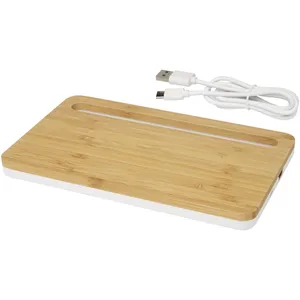 Caricatore Wireless in Bambù Medake, Accessori Ecologici per Ufficio - Product Image 4