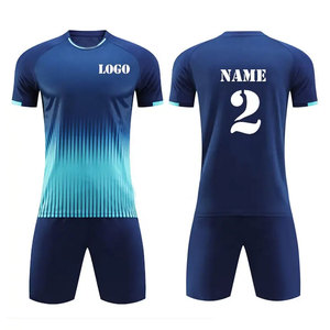 Camisetas de Fútbol Personalizables de Poliéster de Alta Calidad para Hombres Adultos, Secado Rápido, Impresión por Transferencia de Calor, Diseños Elegantes y Personalizados - Product Image 1