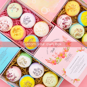 Bomba de baño natural orgánica para niños, kit de jabón con bola de sal, marca privada vegana - Product Image 6