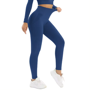 Wholesale Women's Lulu No-Embarrassment Line Nude High-waisted Exercise Leggings Skin-tight Exercise Using Lulu Yoga - Product Image 1